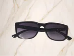 Lightweight Black Frame Unisex Shaded Sunglasses - Available at AfnoBazar Nepal