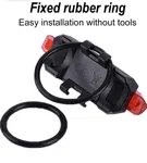 USB Rechargeable LED Bike Tail Light, 5 Modes - Available at AfnoBazar Nepal