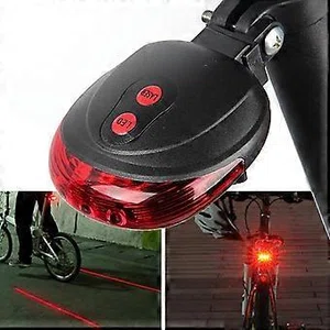 Bicycle Laser Tail Light with 5 LEDs - Available at AfnoBazar Nepal