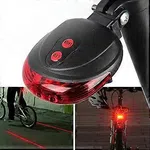 Bicycle Laser Tail Light with 5 LEDs - Available at AfnoBazar Nepal