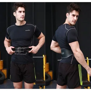 Adjustable Leather Weightlifting Gym Belt - Available at AfnoBazar Nepal