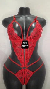 Women Red Tulle Lace Babydoll - Available at AfnoBazar Nepal