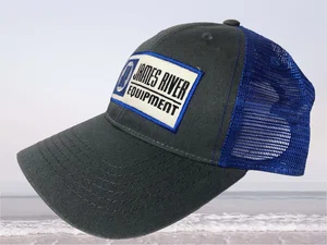 Mesh Trucker Snapback Hat with NPS Woven Patch - Available at AfnoBazar Nepal