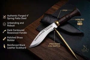 Pocket Size 4 inch Khukuri - Available at AfnoBazar Nepal