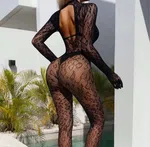 Women Lace Mesh Bodystocking - Available at AfnoBazar Nepal