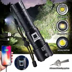 P90 Telescopic Waterproof Flashlight with Battery Display - Available at AfnoBazar Nepal