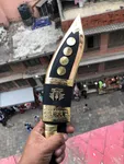 Gorkhali Khukuri with Wooden Handle 9 inch - Available at AfnoBazar Nepal