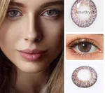 Purple Colored Contact Lens Without Power - Available at AfnoBazar Nepal