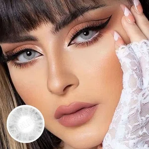 Flirty Grey Colored Contact Lens - Available at AfnoBazar Nepal