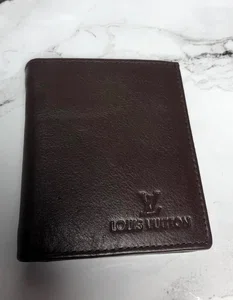 Men Bifold Leather Wallet with 6 Compartments - Available at AfnoBazar Nepal