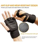 Ventilated Workout Gloves with Silicone Palm - Available at AfnoBazar Nepal