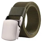 Tactical Nylon Belt with Metal Quick Release Buckle - Available at AfnoBazar Nepal