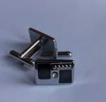 Men Silver Stone Cufflinks - Available at AfnoBazar Nepal