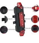 USB Rechargeable LED Bike Tail Light, 5 Modes - Available at AfnoBazar Nepal