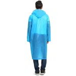 Transparent PVC Hooded Raincoat with Sleeves - Available at AfnoBazar Nepal