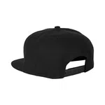 Plain Black Snapback Cap with Flat Brim - Available at AfnoBazar Nepal