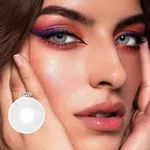 Flirty Grey Colored Contact Lens - Available at AfnoBazar Nepal
