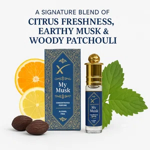 My Musk Concentrated Perfume Roll-On Attar 6ml - Available at AfnoBazar Nepal