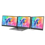 BLACKVIEW DCM8 PRO DUAL MONITOR 2X15.3 INCH ONE CABLE POWERS BOTH image 1
