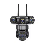 9MP Triple Lens 360° WiFi PTZ CCTV Camera 3MP+3MP+3MP V380 pro Smart Security Camera with Auto Tracking Night Vision Two Way Audio - Available at AfnoBazar Nepal