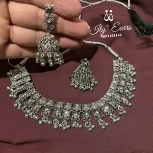 oxidised necklace - Available at AfnoBazar Nepal