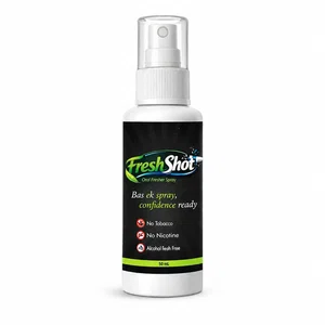 FreshShot Oral Freshener Spray - Instant Breath Freshener & Bad Breath Eliminator (50ml) - Available at AfnoBazar Nepal