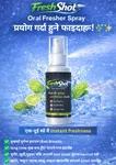 FreshShot Oral Freshener Spray - Instant Breath Freshener & Bad Breath Eliminator (50ml) - Available at AfnoBazar Nepal