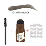 One Step Eyebrow Stamp Shaping Kit Hairline Eyebrow Print Styling Repair Hairline - Available at AfnoBazar Nepal
