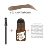 One Step Eyebrow Stamp Shaping Kit Hairline Eyebrow Print Styling Repair Hairline - Available at AfnoBazar Nepal