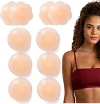 Women's Reusable Nipple Cover - Silicone Nipple Cover Bra Pad - Adhesive Reusable Nipple Pads - Thin Silicone Nipple Cover Pasties - Available at AfnoBazar Nepal