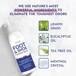 Vakari Shoe & Foot Freshener Spray - Odor & Smell Remover for Shoes & Socks - Available at AfnoBazar Nepal