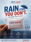 Rain Card Pocket Raincoat - Compact Waterproof Emergency Rain Protection - Available at AfnoBazar Nepal