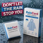 Rain Card Pocket Raincoat - Compact Waterproof Emergency Rain Protection - Available at AfnoBazar Nepal