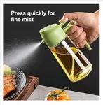 2-in-1 Glass Oil Sprayer and Dispenser 500ml - Spray or Pour for Air Fryer and Cooking image 1