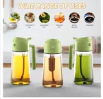 2-in-1 Glass Oil Sprayer and Dispenser 500ml - Spray or Pour for Air Fryer and Cooking image 2