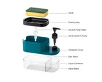 3-in-1 Kitchen Soap Dispenser with Sponge Tray - Dishwashing Liquid Holder image 8