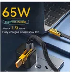 4-in-1 Fast Charging Cable L-207 - Pack of 2, Type C, USB A and Lightning, 65W image 2