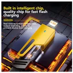 4-in-1 Fast Charging Cable L-207 - Pack of 2, Type C, USB A and Lightning, 65W image 3