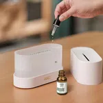 180ml Flame Aroma Diffuser - USB Humidifier with 7 Colour Night Light, Ultra Quiet image 4