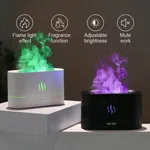 180ml Flame Aroma Diffuser - USB Humidifier with 7 Colour Night Light, Ultra Quiet image 5