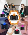 180ml Flame Aroma Diffuser - USB Humidifier with 7 Colour Night Light, Ultra Quiet image 7