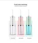 230ml Oral Irrigator with 4 Nozzles - USB Rechargeable Water Flosser, IPX7 Waterproof image 2