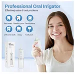 230ml Oral Irrigator with 4 Nozzles - USB Rechargeable Water Flosser, IPX7 Waterproof image 4