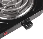 1000W Portable Electric Coil Burner - Single Hot Plate for Home, Office and Camping image 2