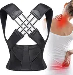 Adjustable Posture Corrector Back Brace - Full Back Support with Shoulder Alignment image 3