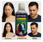 Adivasi Herbal Hair Oil 200ml - Natural Hair Care Oil for All Hair Types image 1