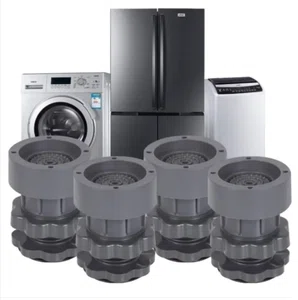 Anti-Vibration Pads for Washing Machine - Set of 4, Height Adjustable 4 to 6.5 Inch