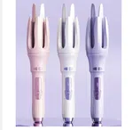 Automatic Hair Curler - Self-Rotating Curling Iron with Digital Temperature Display image 1