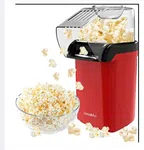 Automatic Mini Popcorn Machine - Hot Air Popper, Oil-Free One Touch Operation image 2
