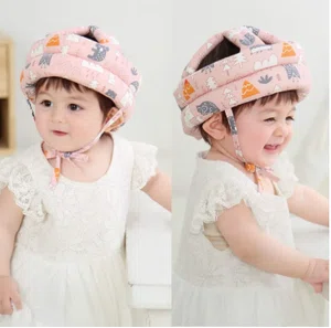 Baby Head Protector Cushion Hat - Cotton Head Guard for Crawling Toddlers